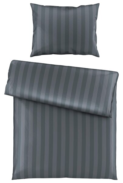 POVLEČENÍ, satén, šedá, 140/200 cm Dieter Knoll - Povlečení