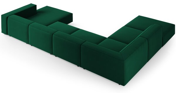 -25 % Dny MOMENTI– Cosmopolitan Design Sametová rohová pohovka Arendal 364 cm, levá