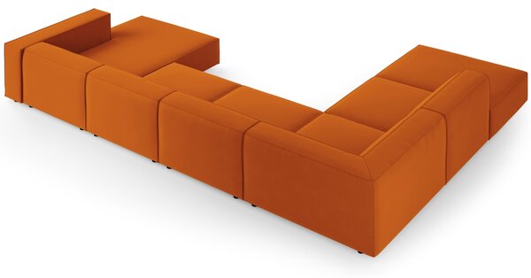 -25 % Dny MOMENTI– Cosmopolitan Design Sametová rohová pohovka Arendal 364 cm, levá