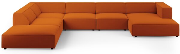 -25 % Dny MOMENTI– Cosmopolitan Design Sametová rohová pohovka Arendal 364 cm, levá
