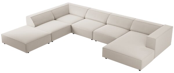 -25 % Dny MOMENTI– Cosmopolitan Design Sametová rohová pohovka Arendal 364 cm, levá
