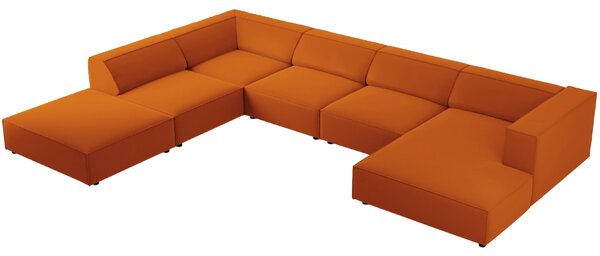 -25 % Dny MOMENTI– Cosmopolitan Design Sametová rohová pohovka Arendal 364 cm, levá