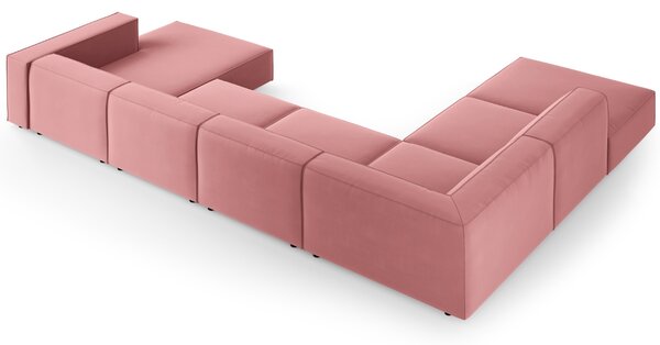 -25 % Dny MOMENTI– Cosmopolitan Design Sametová rohová pohovka Arendal 364 cm, levá