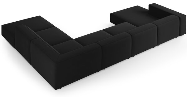-25 % Dny MOMENTI– Cosmopolitan Design Sametová rohová pohovka Arendal 364 cm, pravá