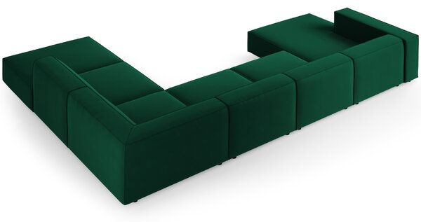 -25 % Dny MOMENTI– Cosmopolitan Design Sametová rohová pohovka Arendal 364 cm, pravá