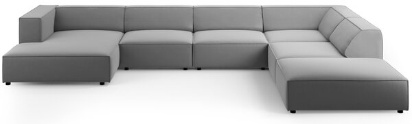 -25 % Dny MOMENTI– Cosmopolitan Design Sametová rohová pohovka Arendal 364 cm, pravá