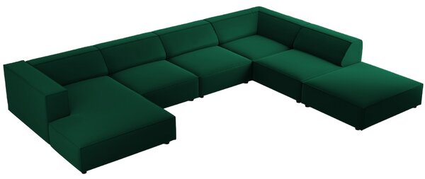 -25 % Dny MOMENTI– Cosmopolitan Design Sametová rohová pohovka Arendal 364 cm, pravá