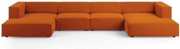 -25 % Dny MOMENTI– Cosmopolitan Design Sametová rohová pohovka Arendal 364 cm