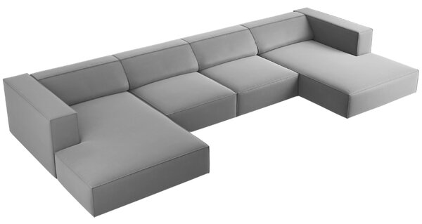 -25 % Dny MOMENTI– Cosmopolitan Design Sametová rohová pohovka Arendal 364 cm