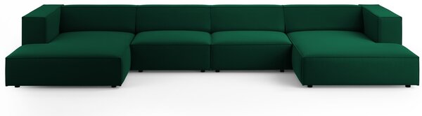 -25 % Dny MOMENTI– Cosmopolitan Design Sametová rohová pohovka Arendal 364 cm