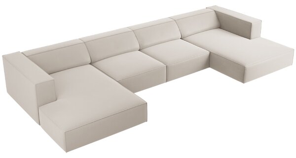-25 % Dny MOMENTI– Cosmopolitan Design Sametová rohová pohovka Arendal 364 cm