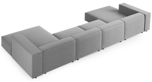 -25 % Dny MOMENTI– Cosmopolitan Design Sametová rohová pohovka Arendal 364 cm