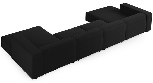 -25 % Dny MOMENTI– Cosmopolitan Design Sametová rohová pohovka Arendal 364 cm