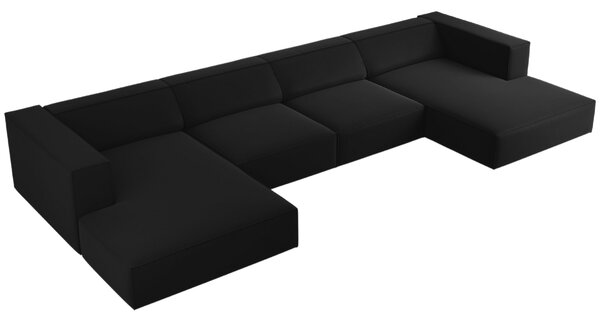 -25 % Dny MOMENTI– Cosmopolitan Design Sametová rohová pohovka Arendal 364 cm