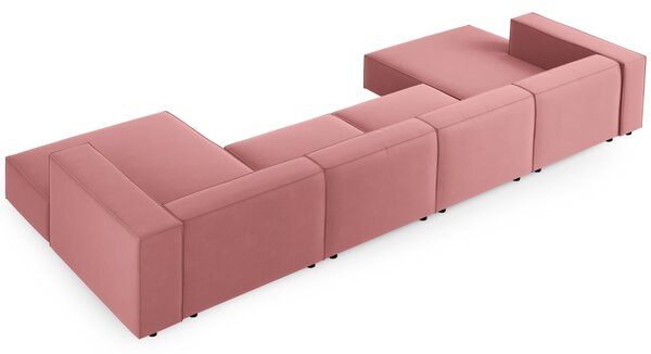 -25 % Dny MOMENTI– Cosmopolitan Design Sametová rohová pohovka Arendal 364 cm