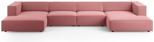 -25 % Dny MOMENTI– Cosmopolitan Design Sametová rohová pohovka Arendal 364 cm