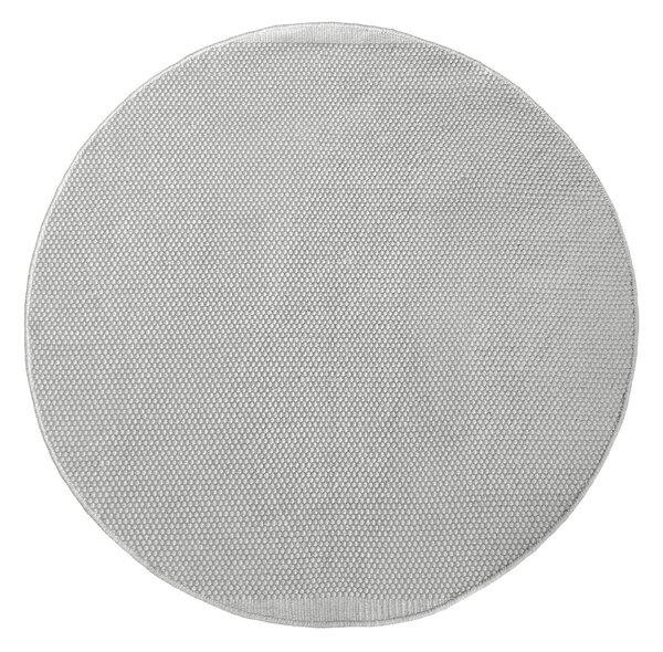 My Flair, Kusový koberec Wooly Dreamscape naturweiß kruh, 100x100 (průměr) kruh, bílá, chodba / předsíň