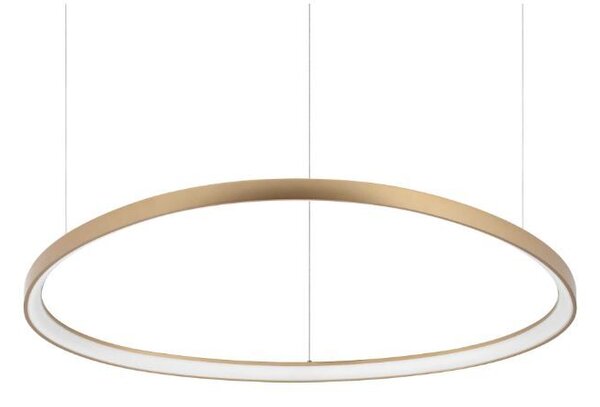 Ideal Lux 307701 GEMINI závěsné svítidlo LED 82W 10000/5330lm 3000K mosazná