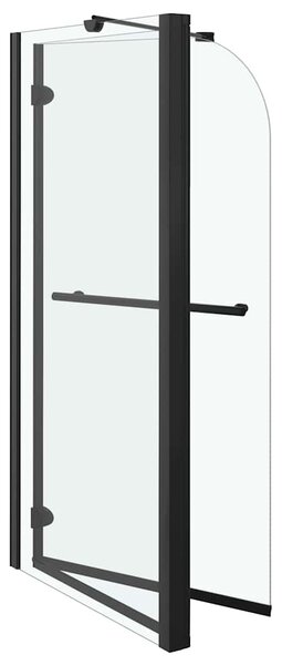 Skládací sprchový kout ESG 120 x 68 x 130 cm černý 147190
