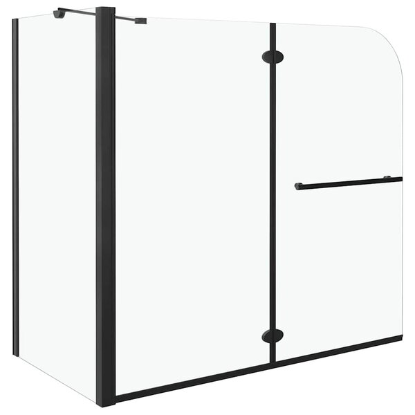 Skládací sprchový kout ESG 120 x 68 x 130 cm černý 147190