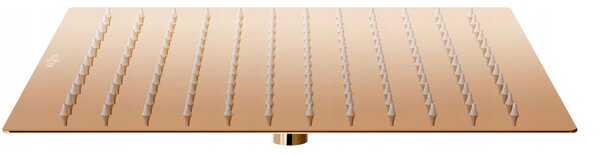 Mexen CUBE, podomítkové rameno 40cm + sprchová hlavice 30x30cm, růžovo-zlatá, 79112-60+79130-60