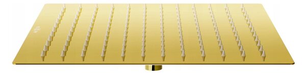 Mexen CUBE, podomítkové rameno 40cm + sprchová hlavice 30x30cm, zlatá, 79112-50+79130-50