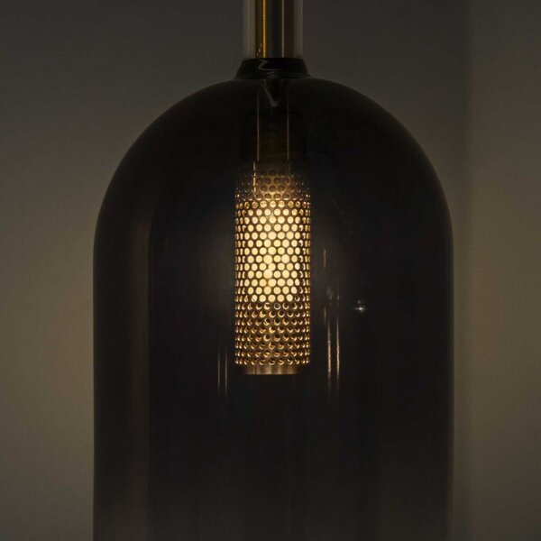 Ideal Lux 309804 EMPIRE závěsné svítidlo 1xG9 D120mm černá, šedá