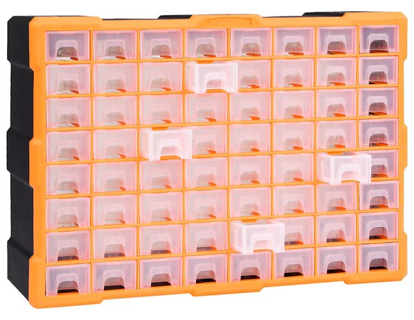 Organizér se 64 zásuvkami 52 x 16 x 37,5 cm 147579