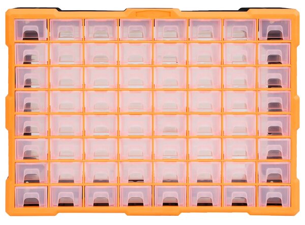 Organizér se 64 zásuvkami 52 x 16 x 37,5 cm 147579