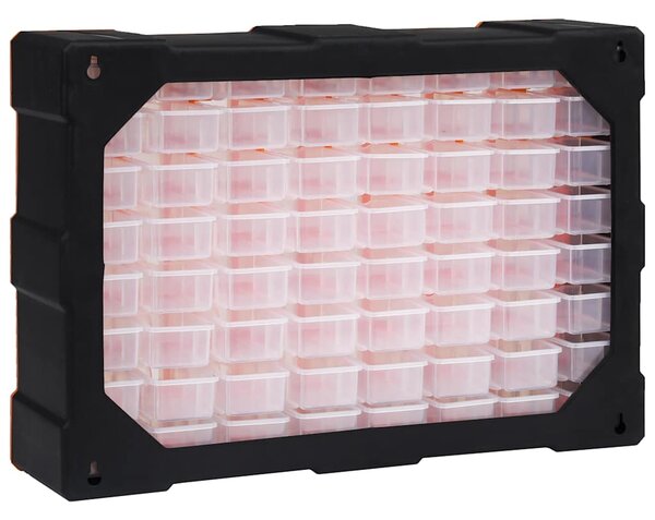 Organizér se 64 zásuvkami 52 x 16 x 37,5 cm 147579