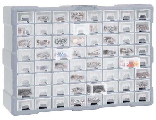 Organizér se 64 zásuvkami 52 x 16 x 37,5 cm 147580