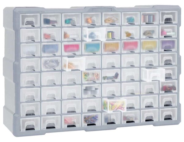 Organizér se 64 zásuvkami 52 x 16 x 37,5 cm 147580