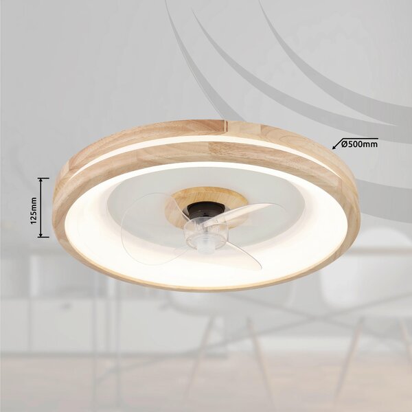 STROPNÍ VENTILÁTOR, 50/50/12,5 cm Globo - Online Only svítidla, Online Only