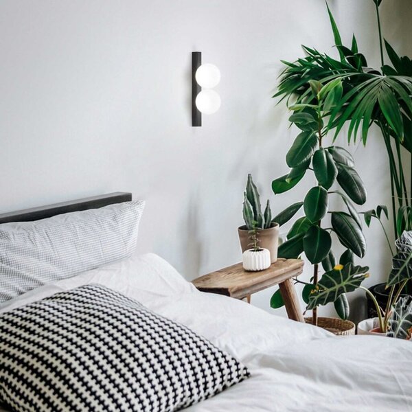 Ideal Lux 313252 PING PONG nástěnné svítidlo LED 6W 500/370lm 3000K černá