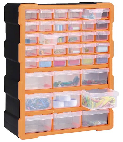 Organizér s 39 zásuvkami 38 x 16 x 47 cm 147585