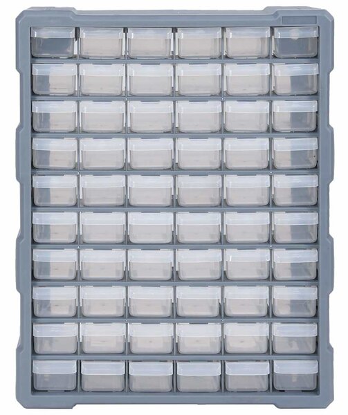 Organizér se 60 zásuvkami 38 x 16 x 47,5 cm 147588