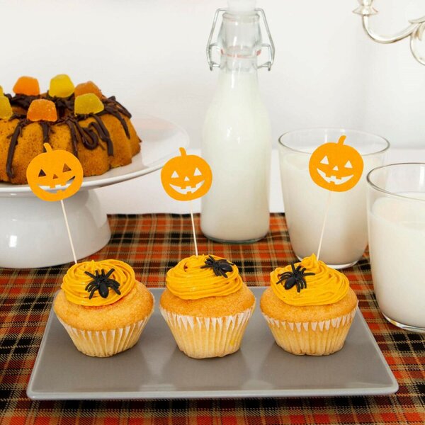 Halloween dekorace sada 38ks SPRINGOS HA5216 černo-oranžová