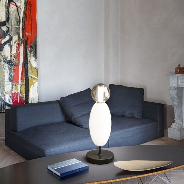Ideal Lux 314204 LUMIERE stolní lampička LED V500mm 18W 2250/650lm 3000K černá, bílá