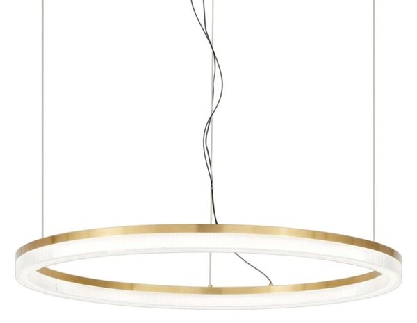 Ideal Lux 314921 CROWN závěsné svítidlo LED D800mm 42W 4300/3400lm 3000K mosazná