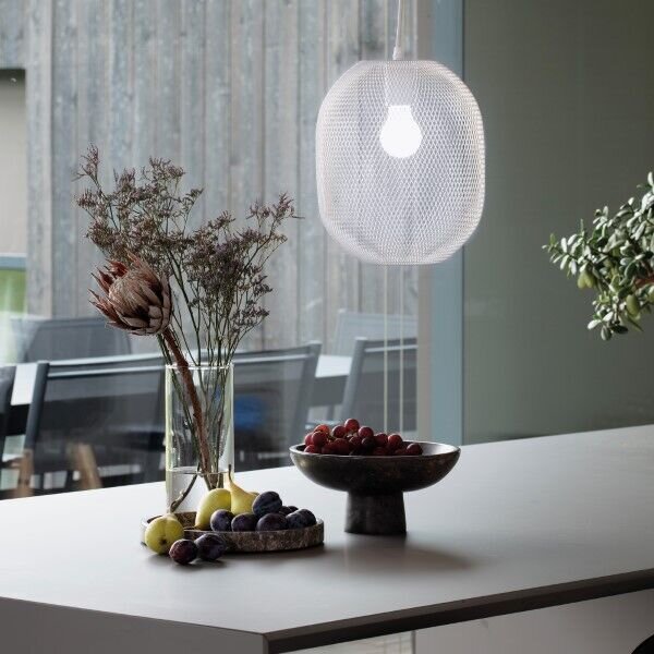 Ideal Lux 317274 NET závěsné svítidlo 1xE27 D245mm bílá