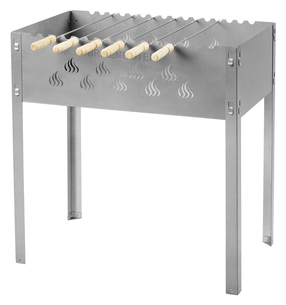Grillmeister Gril na šašlik na dřevěné uhlí (100385995)