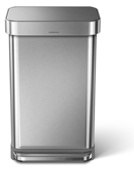 Pedálový odpadkový koš z nerezové oceli 45 l - simplehuman