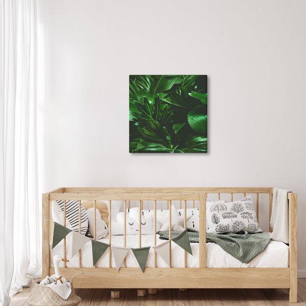 Obraz - Palmové listy (30x30 cm)