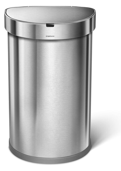 Bezdotykový odpadkový koš z nerezové oceli 45 l - simplehuman