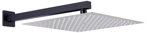 Podpůrné rameno do sprchy hranol nerezová ocel 201 černé 30 cm 147731