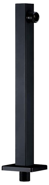 Podpůrné rameno do sprchy hranol nerezová ocel 201 černé 30 cm 147731
