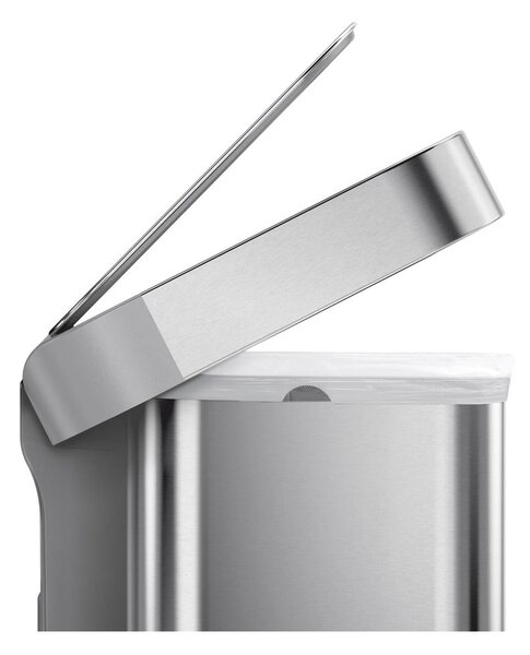 Pedálový odpadkový koš z nerezové oceli 45 l - simplehuman