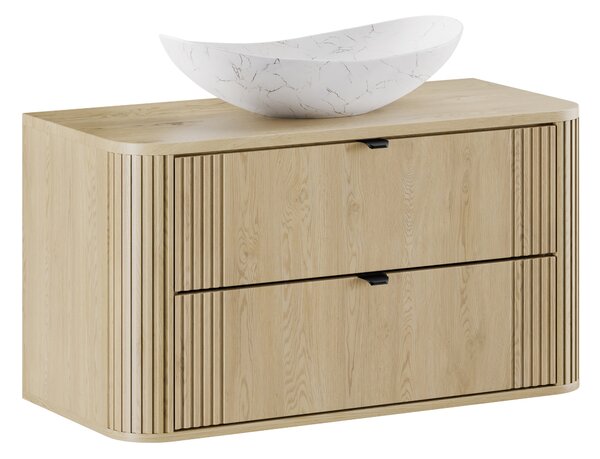 Comad Koupelnová skříňka s deskovým umyvadlem SET-OVC B CREMONA 100 dub cremona