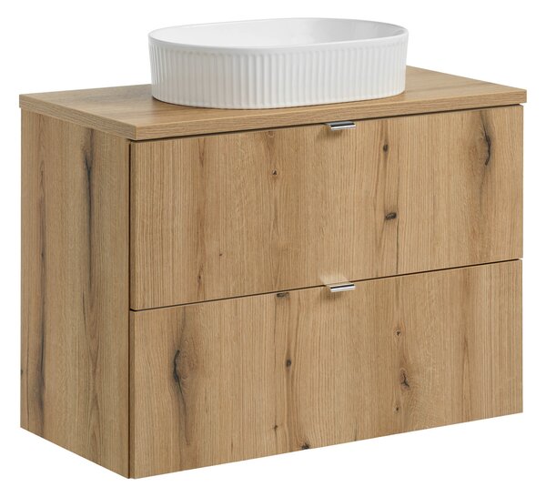 Comad Koupelnová skříňka s deskovým umyvadlem SET-NOA B OAK 80 dub coast evoke