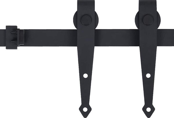 Kování pro posuvné dveře skříně uhlíková ocel 152 cm 148023